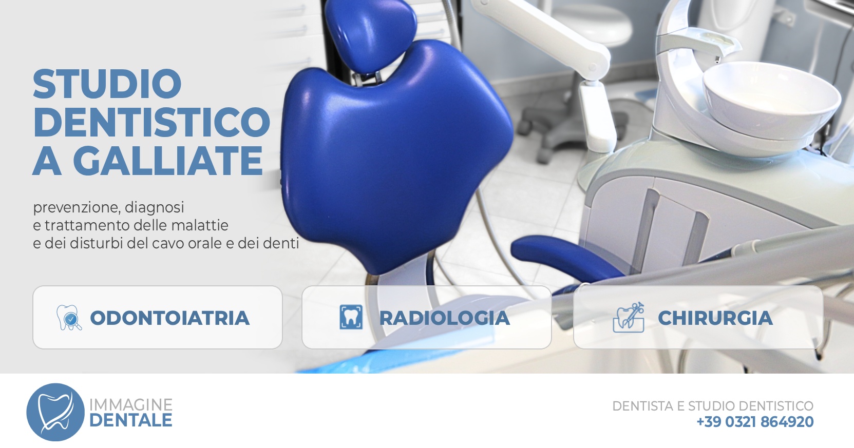 Contattaci se hai bisogno di un dentista o di uno studio dentistico a Galliate - Immagine Dentale Srl